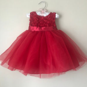red baby girl dresses special occasion